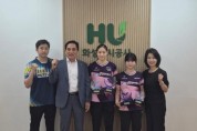 [경기티비종합뉴스] 화성도시공사 한병홍사장, 탁구단 정예인·허예림, WTT 브라질 국제대회 금·은메달 쾌거