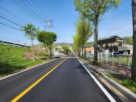[경기티비종합뉴스] 용인특례시 처인구 포곡읍, 지역내 10개 주요 도로 재포장 공사 마무리